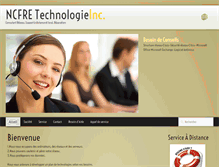 Tablet Screenshot of ncfre-technologie.com